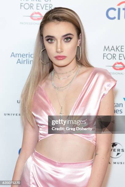 Singer-songwriter Olivia O'Brien attends the Universal Music Group's 2017 GRAMMY After Party at The Theatre at Ace Hotel on February 12, 2017 in Los...