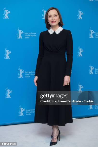 Actress Kristin Scott Thomas attends the 'The Party' photo call during the 67th Berlinale International Film Festival Berlin at Grand Hyatt Hotel on...