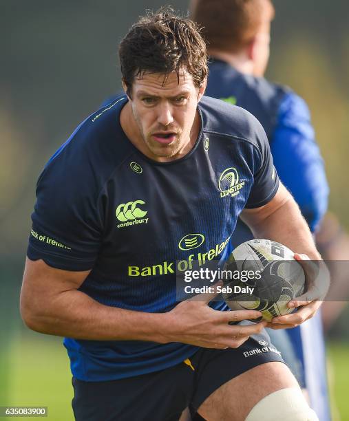 Leinster , Ireland - 13 February 2017; Mike McCarthy of Leinster during squad training at Thornfield UCD, in Belfield, Dublin.