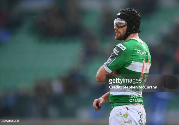 Treviso , Italy - 12 February 2017; Ian McKinley of Benetton Treviso during the Guinness PRO12 Round 14 match between Benetton Treviso and Leinster...