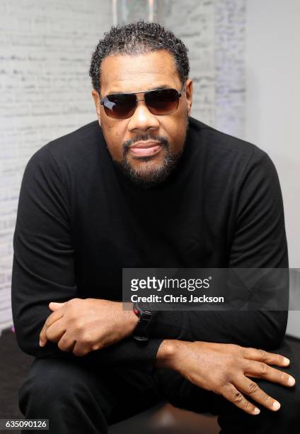 Fatman Scoop as he joins BUILD for a live interview at their London studio at AOL London on February 13, 2017 in London, England.