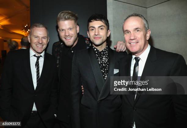 President and chief operating officer of RCA Records Tom Corson, singers Scott Hoying and Mitch Grassi of Pentatonix and chairman and CEO of RCA...
