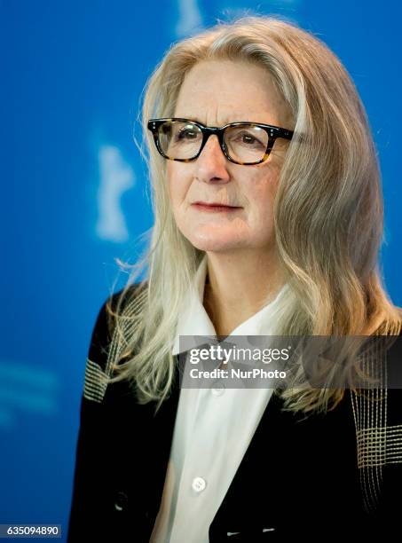 Director Sally Potter attends the The Party photocall during the 67th Berlinale International Film Festival Berlin at Grand Hyatt Hotel on February...