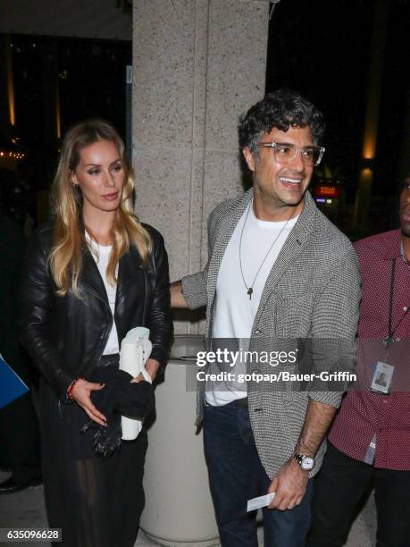 Jaime Camil and Heidi Balvanera are seen on February 12, 2017 in Los Angeles, California.