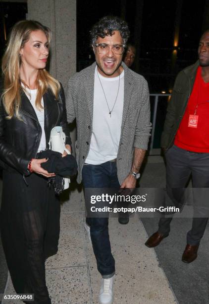 Jaime Camil and Heidi Balvanera are seen on February 12, 2017 in Los Angeles, California.