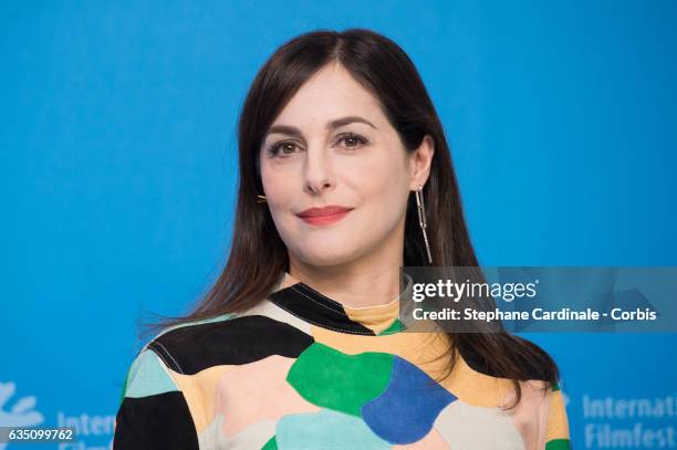 Actress Amira Casar attends the 'Call Me by Your Name' photo call during the 67th Berlinale International Film Festival Berlin at Grand Hyatt Hotel...