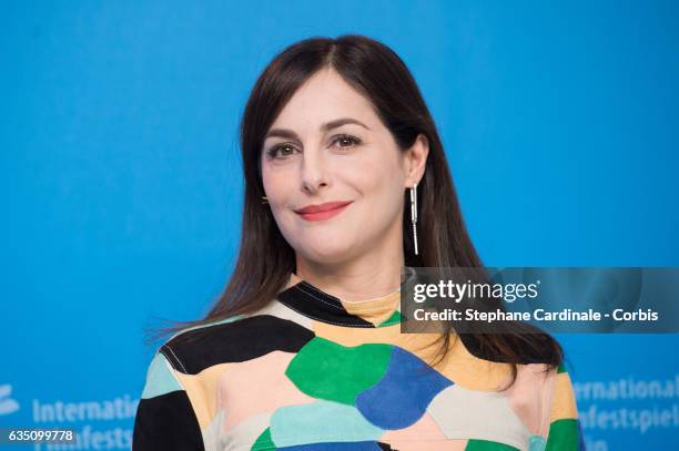 Actress Amira Casar attends the 'Call Me by Your Name' photo call during the 67th Berlinale International Film Festival Berlin at Grand Hyatt Hotel...