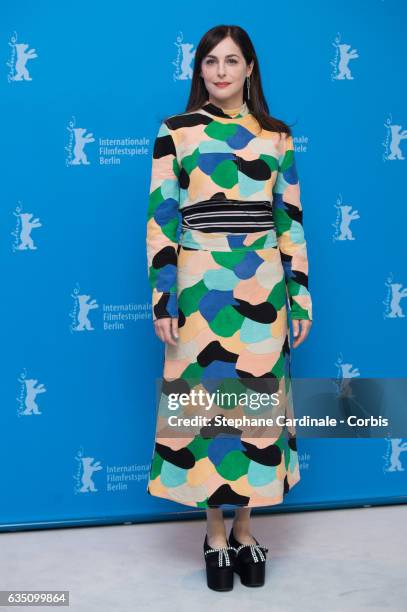 Actress Amira Casar attends the 'Call Me by Your Name' photo call during the 67th Berlinale International Film Festival Berlin at Grand Hyatt Hotel...
