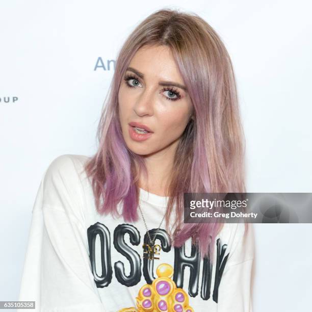 Alison Wonderland attends the Universal Music Group's 2017 GRAMMY After Party at The Theatre at Ace Hotel on February 12, 2017 in Los Angeles,...