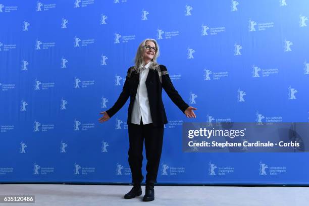 Director Sally Potter attends the 'The Party' photo call during the 67th Berlinale International Film Festival Berlin at Grand Hyatt Hotel on...