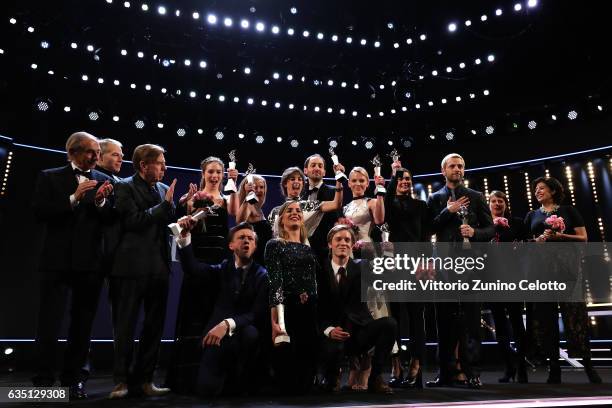 Director Xavier Koller, writer and critic Jan Lumholdt, actor Timothy Spall, Shooting Stars Zofia Wichlacz, Marusa Majer, Victoria Guerra, Tudor...