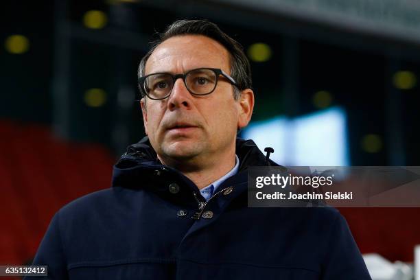 Martin Bader of Hannover before the Second Bundesliga match between Hannover 96 and VfL Bochum 1848 at HDI-Arena on February 13, 2017 in Hanover,...