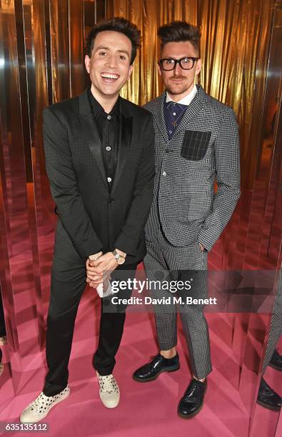 Nick Grimshaw and Henry Holland attend the Elle Style Awards 2017 on February 13, 2017 in London, England.