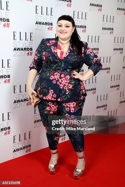 Beth Ditto attends the Elle Style Awards 2017 on February 13, 2017 in London, England.