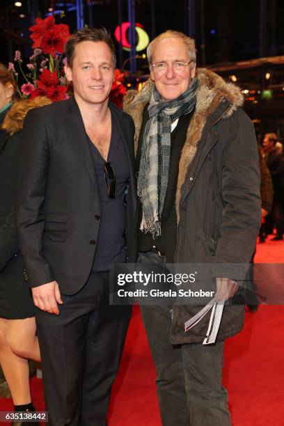 Actors Johannes Zirner and August Zirner attend the 'The Party' premiere during the 67th Berlinale International Film Festival Berlin at Berlinale...