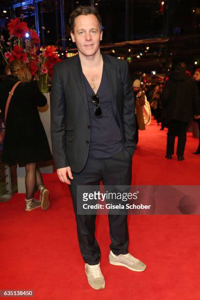Johannes Zirner attends the 'The Party' premiere during the 67th Berlinale International Film Festival Berlin at Berlinale Palace on February 13,...
