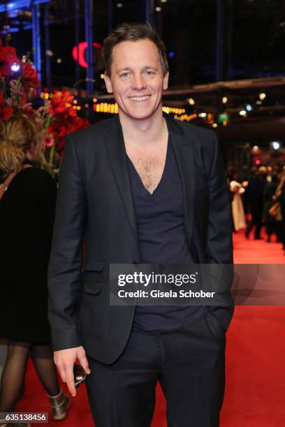 Johannes Zirner attends the 'The Party' premiere during the 67th Berlinale International Film Festival Berlin at Berlinale Palace on February 13,...