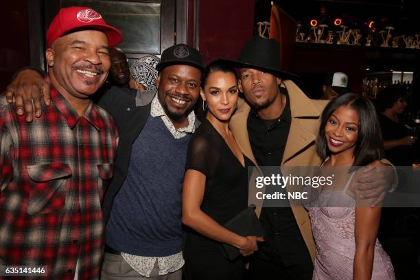 Press Mingle at Estrella, West Hollywood -- Pictured: David Alan Grier, "The Carmichael Show", Malcolm Barrett, "Timeless", Brooklyn Sudano, "Taken";...