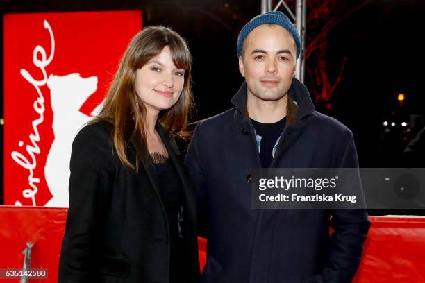 Ina Paule Klink and Nikolai Kinski attend the 'The Queen of Spain' premiere during the 67th Berlinale International Film Festival Berlin at...
