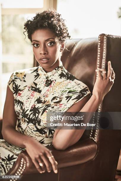 Condola Rashad from Showtime's 'Billions' poses in the Getty Images Portrait Studio at the 2017 Winter Television Critics Association press tour at...