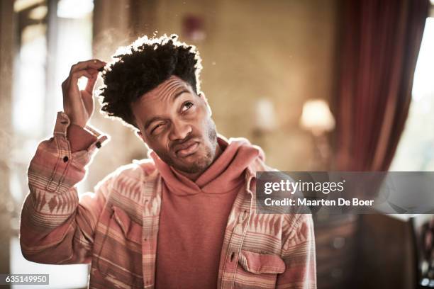 Jermaine Fowler from CBS's 'Superior Donuts' poses in the Getty Images Portrait Studio at the 2017 Winter Television Critics Association press tour...