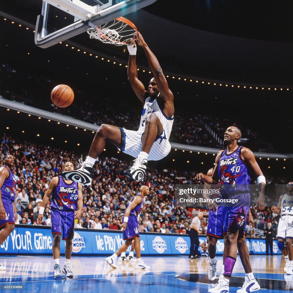Shaquille O Neal Of The Orlando Magic Dunks Against The Toronto News shaquille-o-neal-of-the-orlando-magic-dunks-against-the-toronto-news