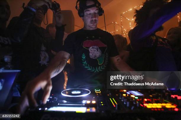 Diplo DJs at The Friends Keep Secrets Grammy After Party on February 12, 2017 in Beverly Hills, California.