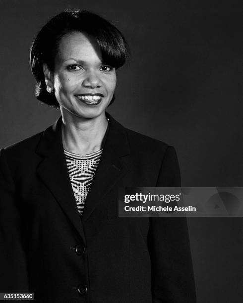 National Security Advisor Condoleezza Rice poses for a portrait in 2002 in Washington, DC.