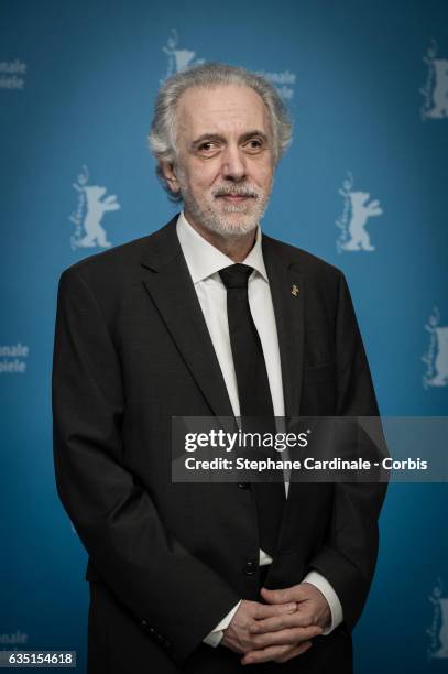 Director Fernando Trueba attends the 'The Queen of Spain' photo call during the 67th Berlinale International Film Festival Berlin at Grand Hyatt...