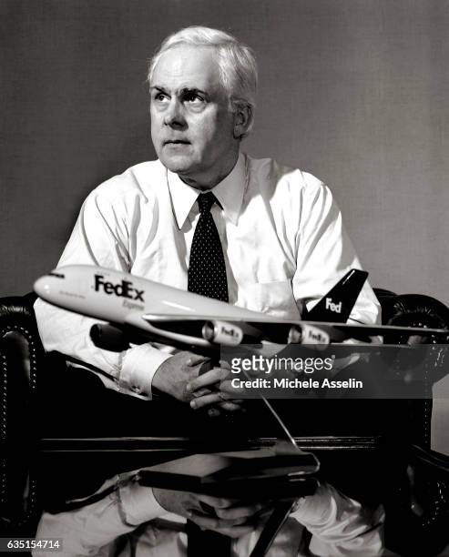 Federal Express Founder and CEO Fred Smith is photographed for Spec on January 29, 2002 in Memphis, Tennessee.