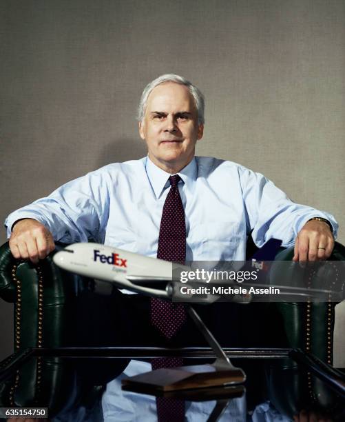 Federal Express Founder and CEO Fred Smith is photographed for Spec on January 29, 2002 in Memphis, Tennessee.