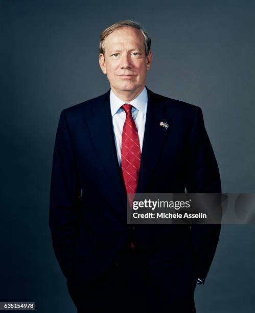 New York Governor George Pataki is photographed for New York Magazine on in 2004 in New York City.