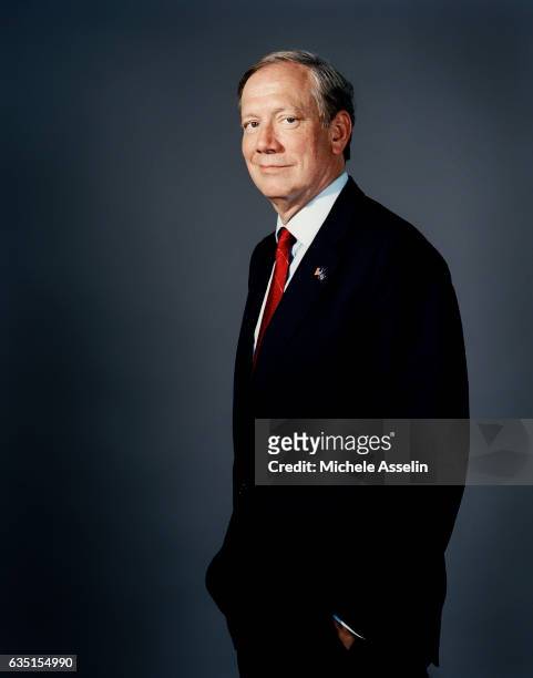 New York Governor George Pataki is photographed for New York Magazine on in 2004 in New York City.
