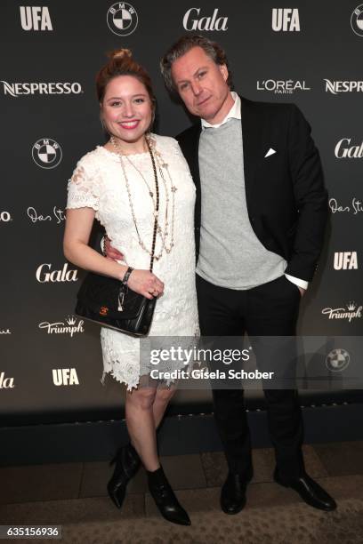 Caroline Frier, sister of Annette Frier and her husband Dirk Borchardt during the Berlin Opening Night by GALA and UFA Fiction at hotel 'The Stue' on...