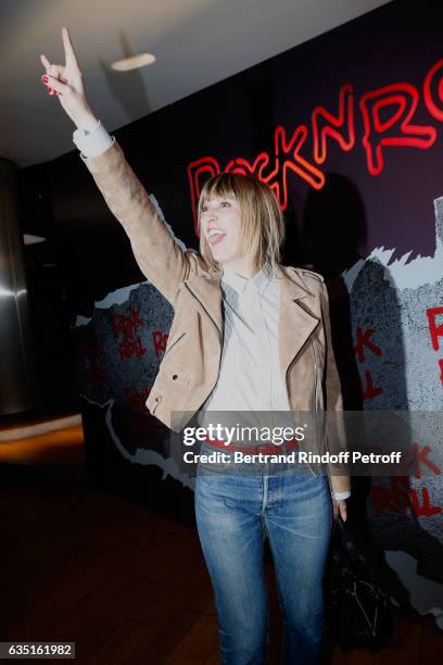 Daphne Burki attends the "Rock'N Roll" Premiere at Cinema Pathe Beaugrenelle on February 13, 2017 in Paris, France.