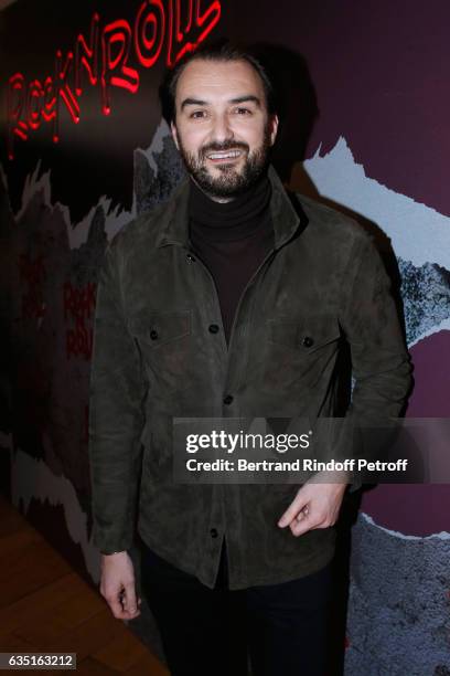 Chef Cyril Lignac attends the "Rock'N Roll" Premiere at Cinema Pathe Beaugrenelle on February 13, 2017 in Paris, France.