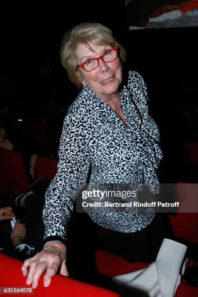 The Mother of Guillaume Canet attends the "Rock'N Roll" Premiere at Cinema Pathe Beaugrenelle on February 13, 2017 in Paris, France.