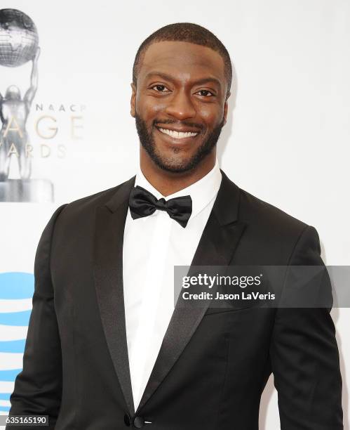 Actor Aldis Hodge attends the 48th NAACP Image Awards at Pasadena Civic Auditorium on February 11, 2017 in Pasadena, California.