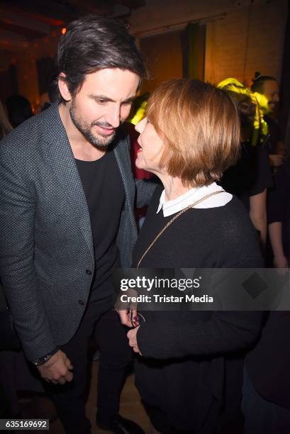 Tom Beck and Gitta Schweighoefer attend the Pantaflix Party At The 67th Berlinale International Film Festival on February 13, 2017 in Berlin, Germany.