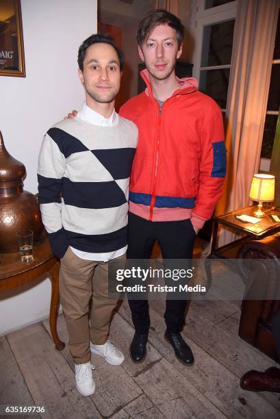 Ludwig Trepte and Max Mauff attend the Pantaflix Party At The 67th Berlinale International Film Festival on February 13, 2017 in Berlin, Germany.