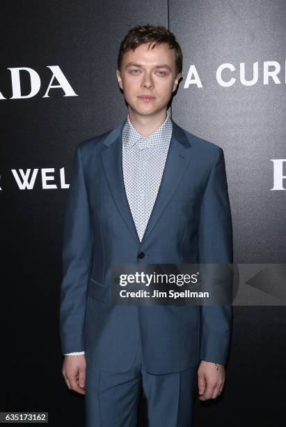 Actor Dane DeHaan attends the screening of "A Cure for Wellness" hosted by 20th Century Fox and Prada at Landmark's Sunshine Cinema on February 13,...