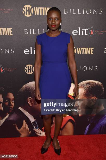 Shaunette Renee Wilson attends the Showtime and Elit Vodka hosted BILLIONS Season 2 premiere and party, held at Ciprianis in New York City on...