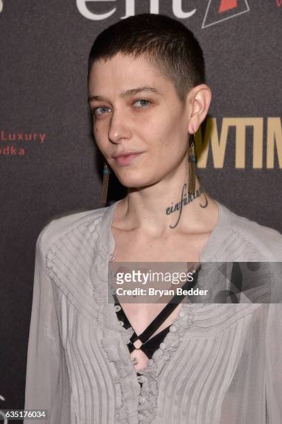 Asia Kate Dillon attends the Showtime and Elit Vodka hosted BILLIONS Season 2 premiere and party, held at Ciprianis in New York City on February 13,...