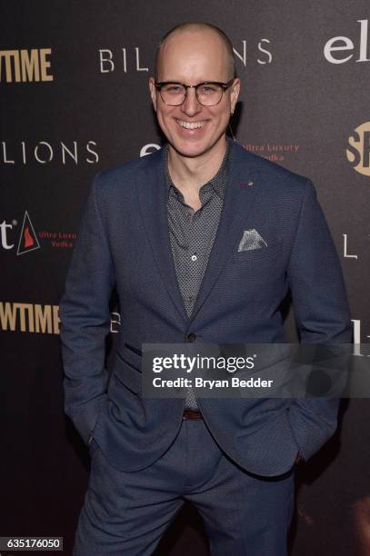 Kelly AuCoin attends the Showtime and Elit Vodka hosted BILLIONS Season 2 premiere and party, held at Ciprianis in New York City on February 13,...