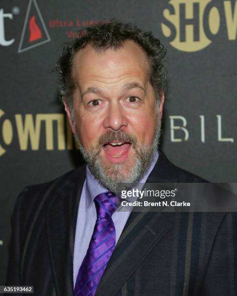 Actor David Costabile attends Showtime's "Billions" Season 2 premiere held at Cipriani 25 Broadway on February 13, 2017 in New York City.