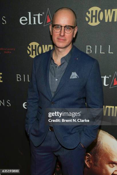 Actor Kelly AuCoin attends Showtime's "Billions" Season 2 premiere held at Cipriani 25 Broadway on February 13, 2017 in New York City.