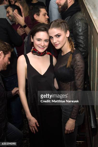 Lea van Acken and Lisa Tomaschewsky attends the Pantaflix Party during the 67th Berlinale International Film Festival Berlin at the Grand on February...