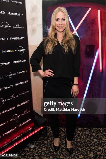 Sina Tkotsch, Isabell Pollack and attend the Pantaflix Party during the 67th Berlinale International Film Festival Berlin at the Grand on February...