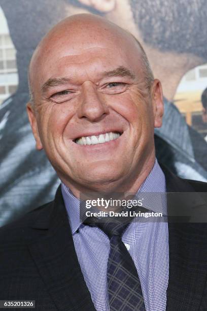 Actor Dean Norris attends the premiere of Warner Bros. Pictures' 'Fist Fight' at Regency Village Theatre on February 13, 2017 in Westwood, California.