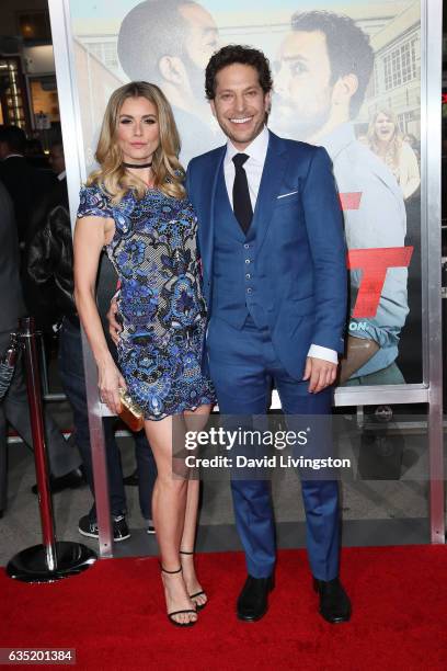 Brianna Brown and Richie Keen attend the premiere of Warner Bros. Pictures' 'Fist Fight' at Regency Village Theatre on February 13, 2017 in Westwood,...